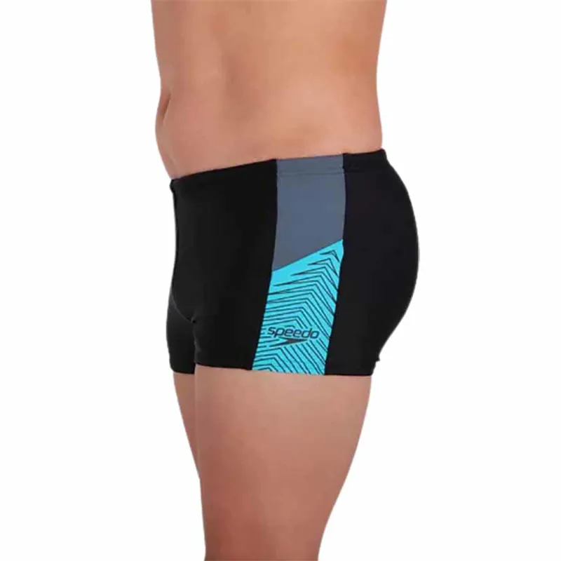 Speedo Boys Dive Aquashort Shorts Black/Grey-4